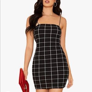 NEW Plaid Bodycon Dress